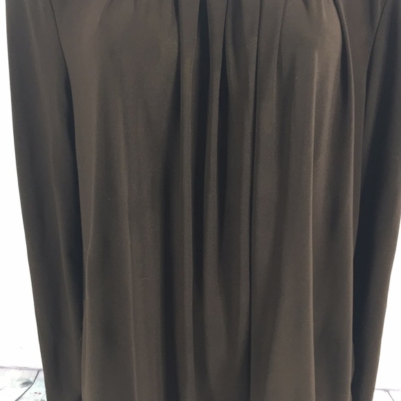 Josephine Long Sleeve Round Neck Pleated Front Top - Picture 2 of 8